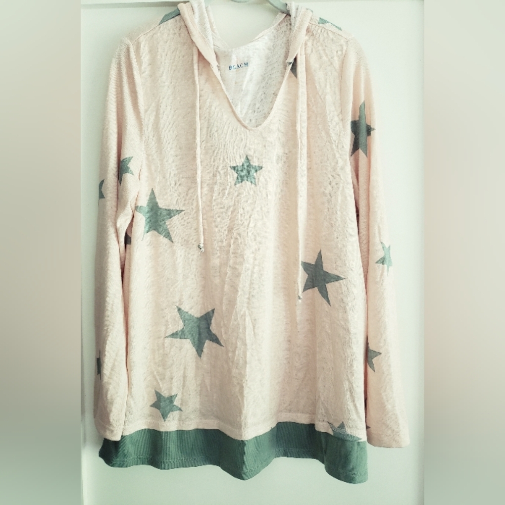 belle Beach, Knit Hoodie, Size M, Not Used